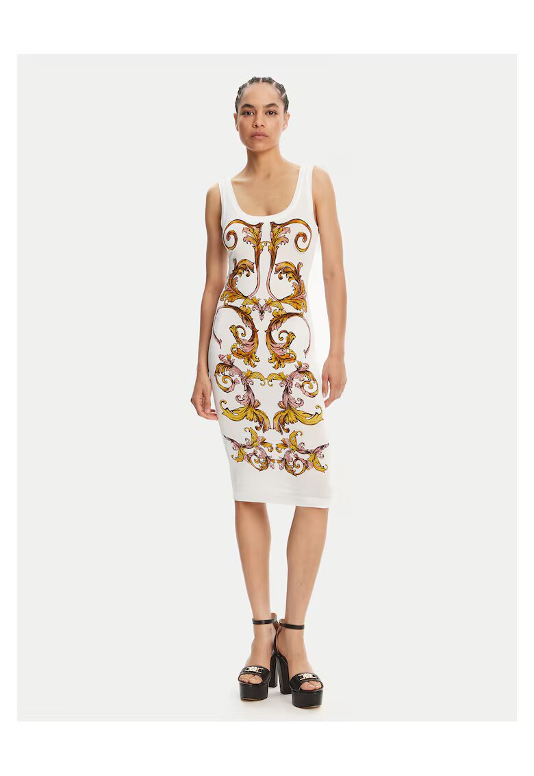 Versace Jeans Couture Ежедневна рокля - бяла