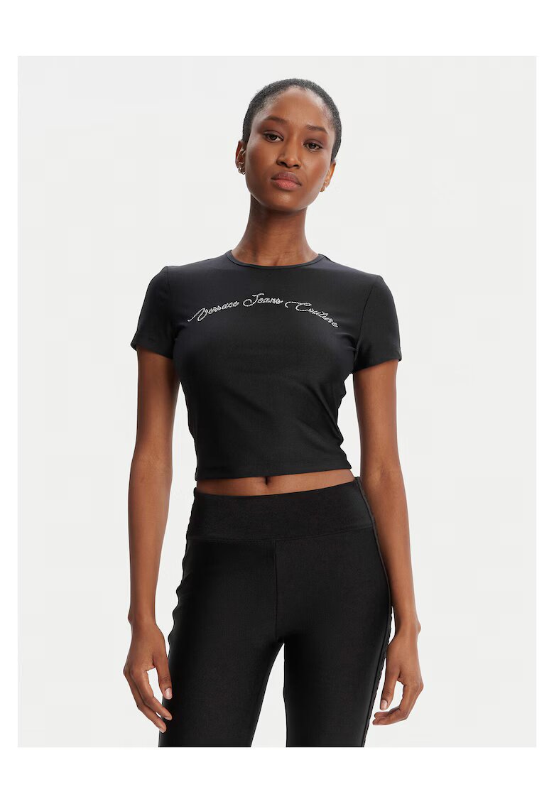 Versace Jeans Couture Къса тениска за дами - Черна