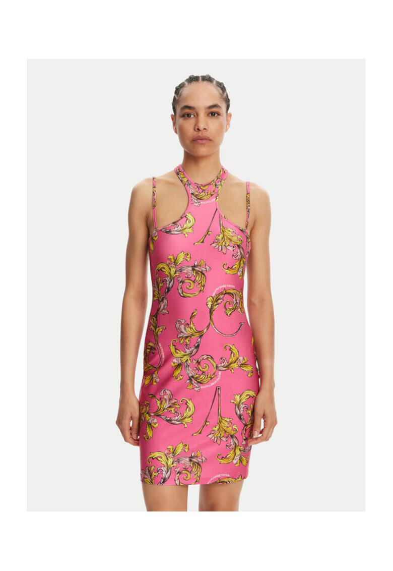Versace Jeans Couture Коктейлна рокля - розова