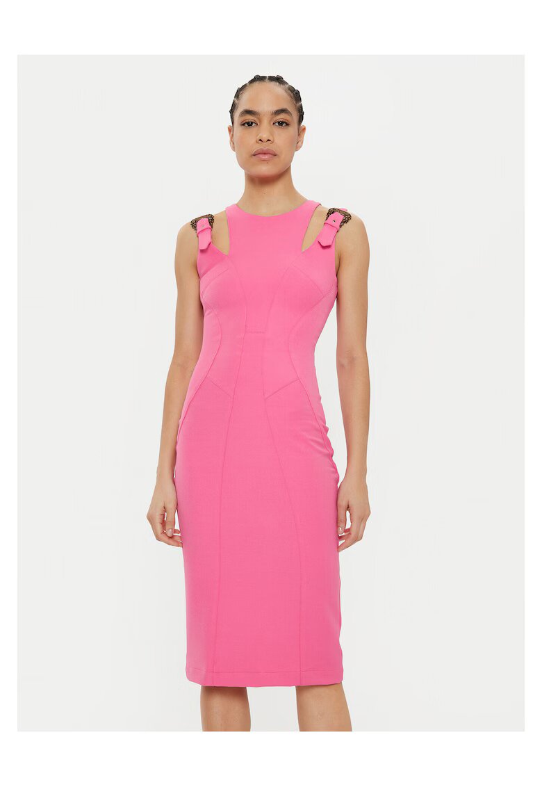 Versace Jeans Couture Коктейлна рокля розова