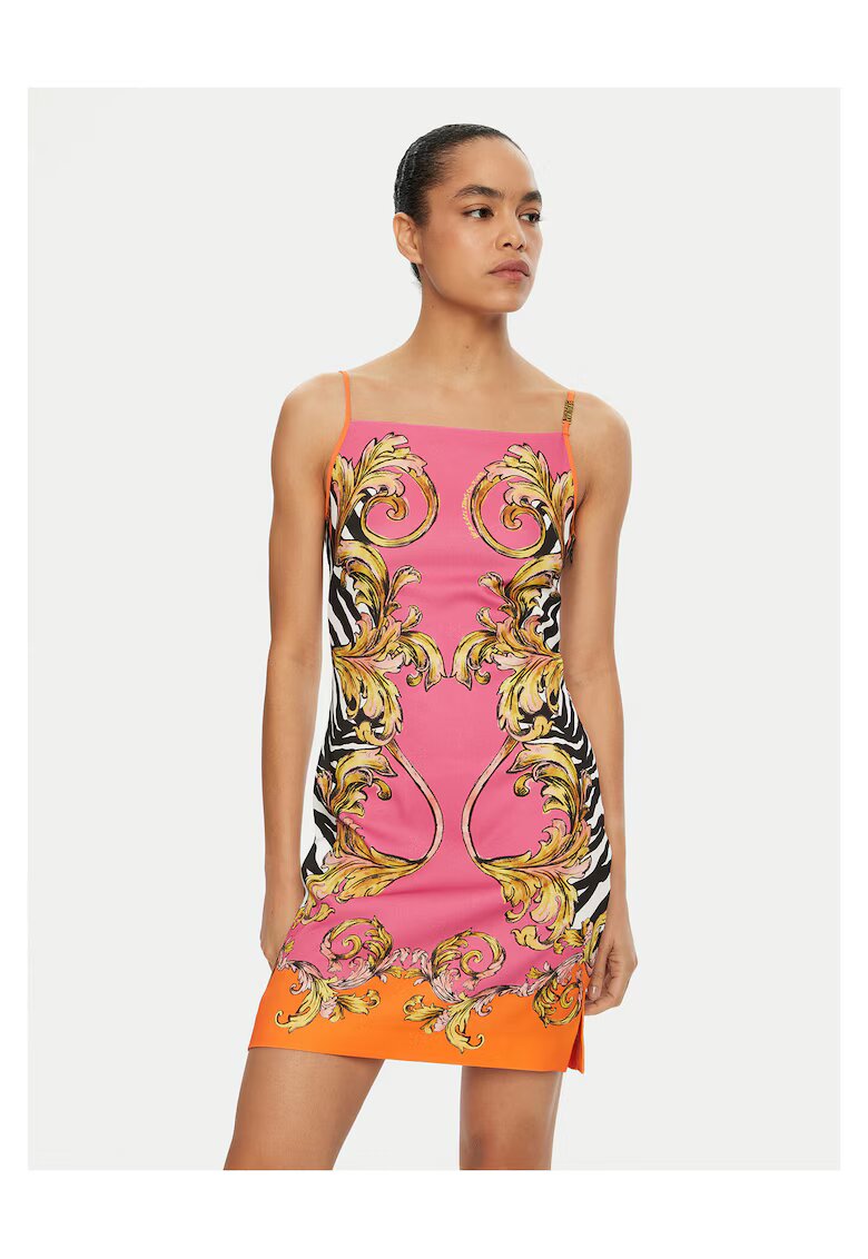 Versace Jeans Couture Лятна рокля - розова - цветна