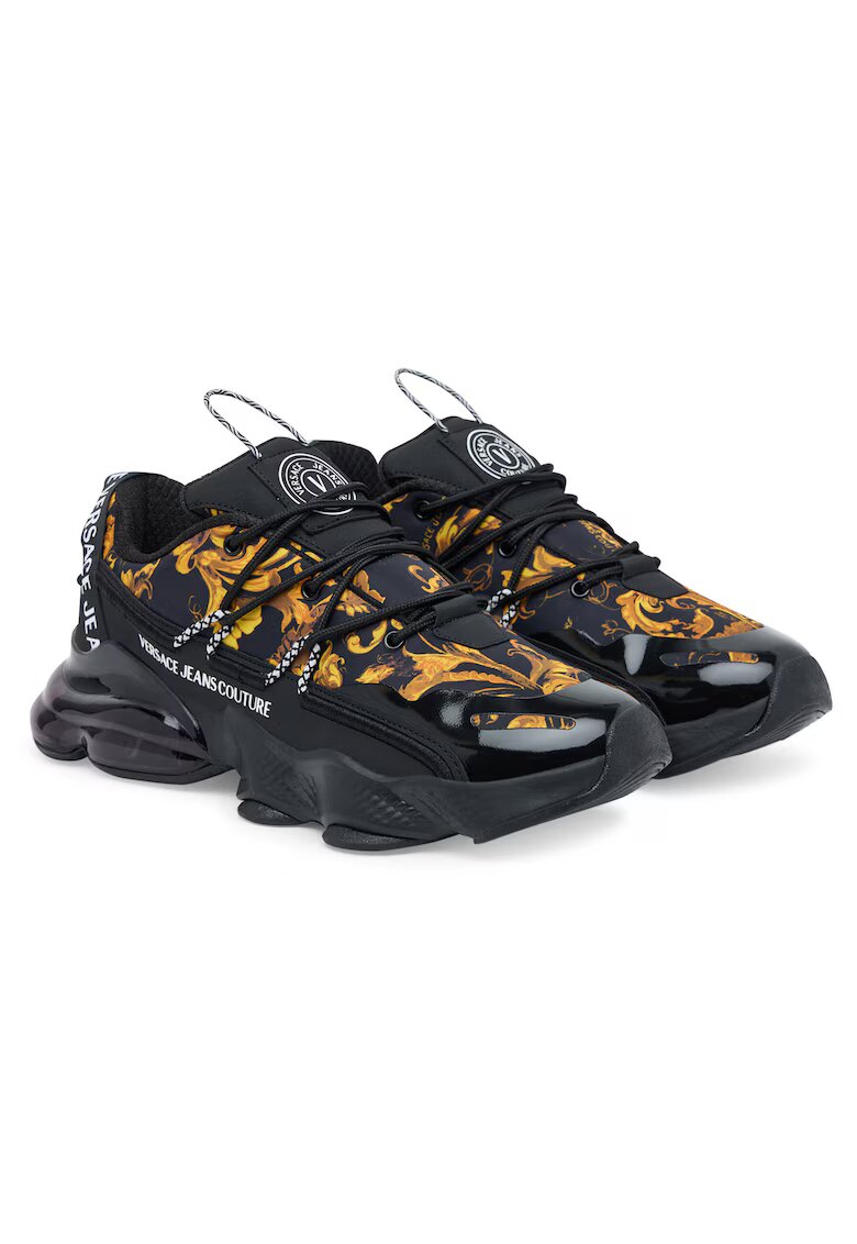Versace Jeans Couture Маратонки за мъже - черни - текстил