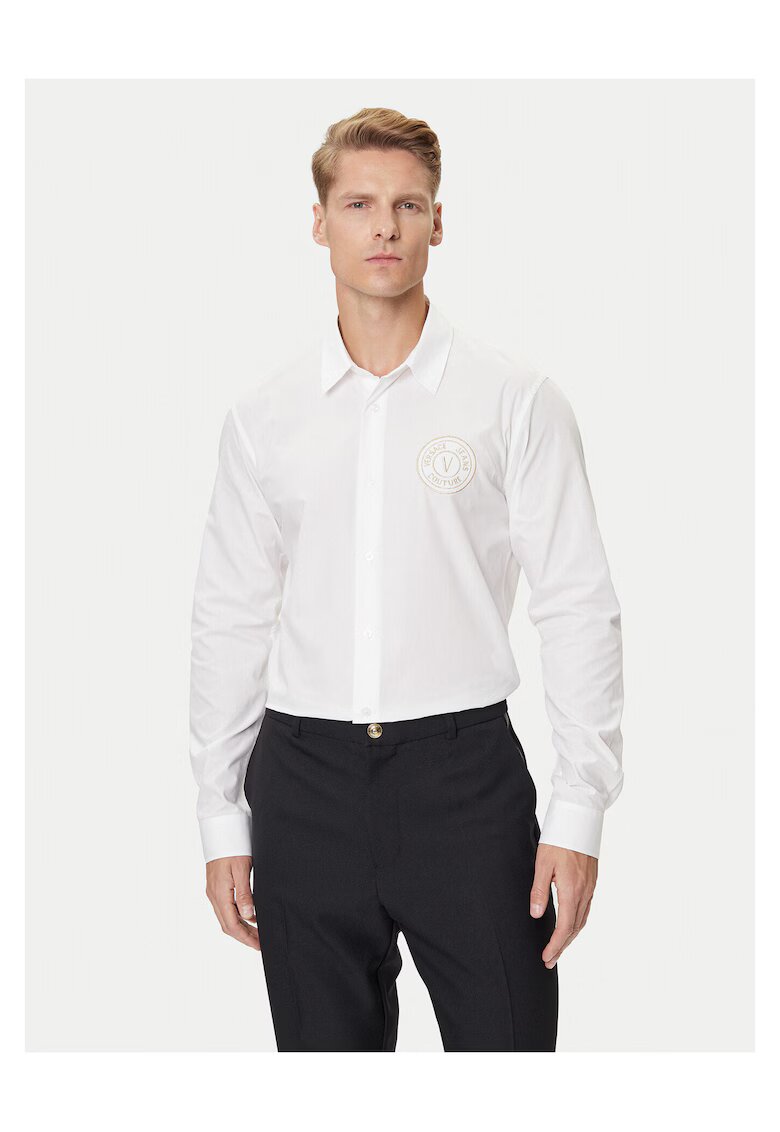 Versace Jeans Couture Мъжка риза бяла - памук