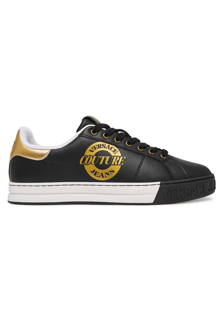 Versace Jeans Couture Мъжки кецове - 80YA3SK1 ZPB81 - естествена кожа