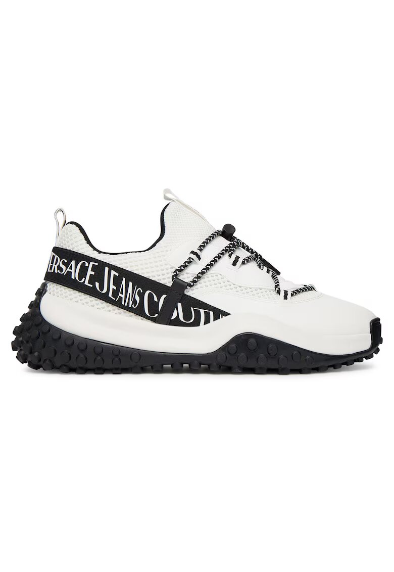 Versace Jeans Couture Мъжки кецове бели - текстил