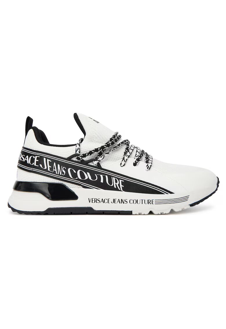 Versace Jeans Couture Мъжки кецове бели - текстил - 79YA3SA3