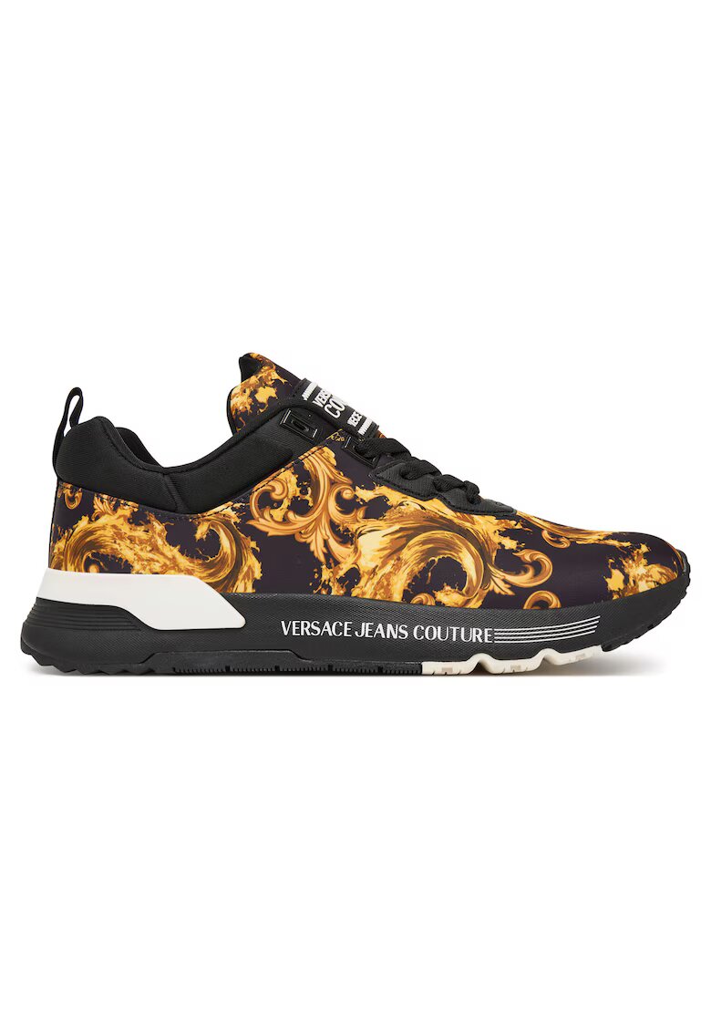 Versace Jeans Couture Мъжки кецове - текстил - черно злато