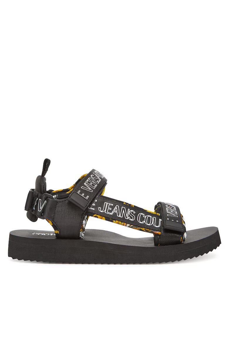 Versace Jeans Couture Мъжки сандали G89 78YA3S7B черно/златисто текстил