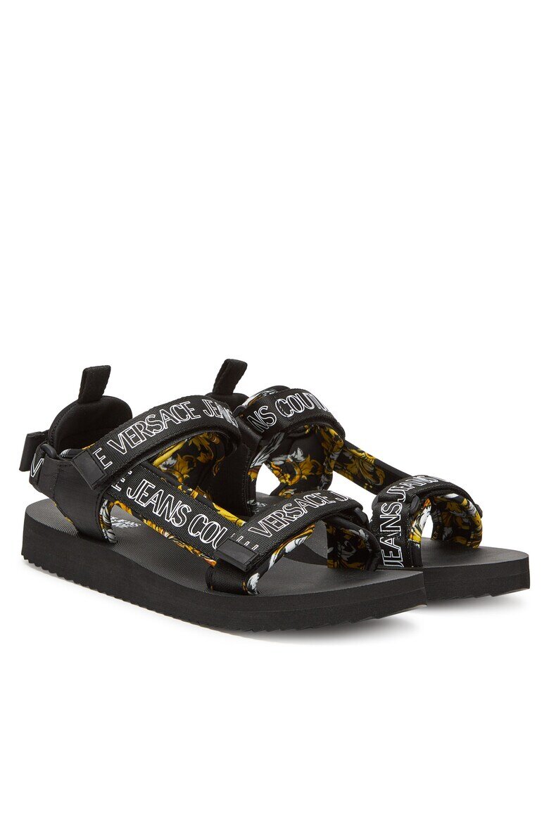 Versace Jeans Couture Мъжки сандали G89 78YA3S7B черно/златисто текстил