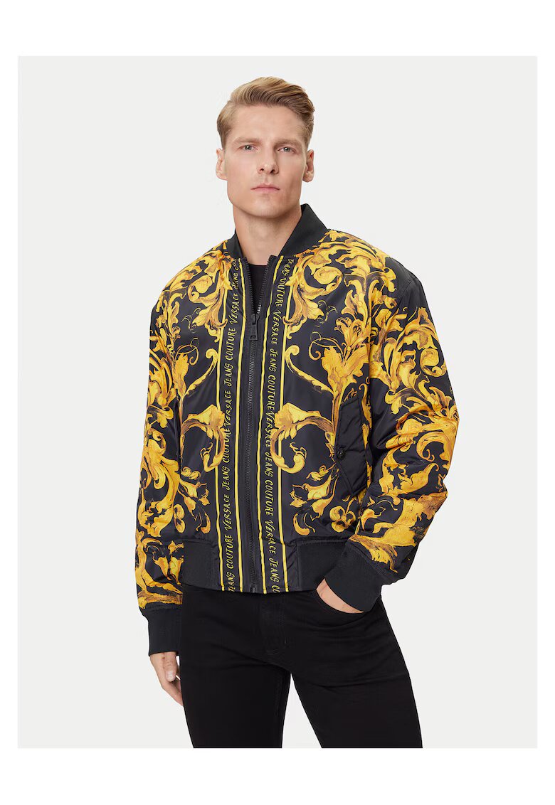 Versace Jeans Couture Мъжко бомбър яке черно