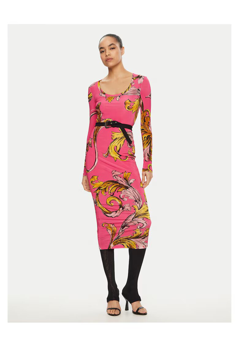 Versace Jeans Couture Рокля за ежедневието - розова - цветна