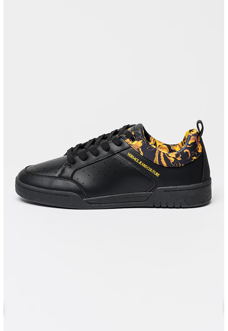 Versace Jeans Couture Спортни обувки от кожа с контрасти