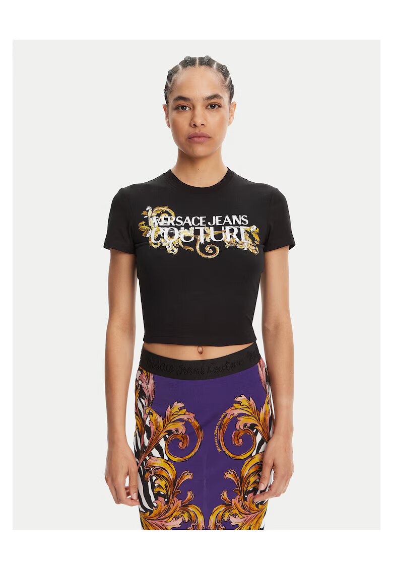 Versace Jeans Couture Тениска черна - за жени