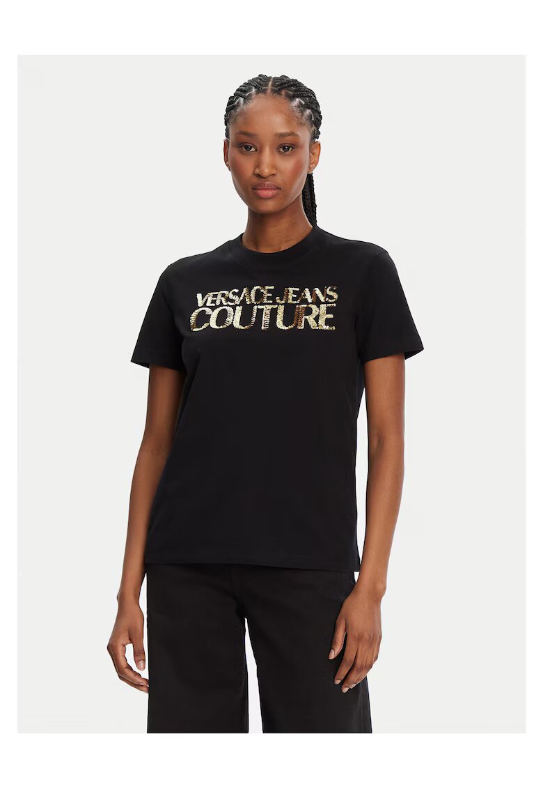 Versace Jeans Couture Тениска - За жени - Черна