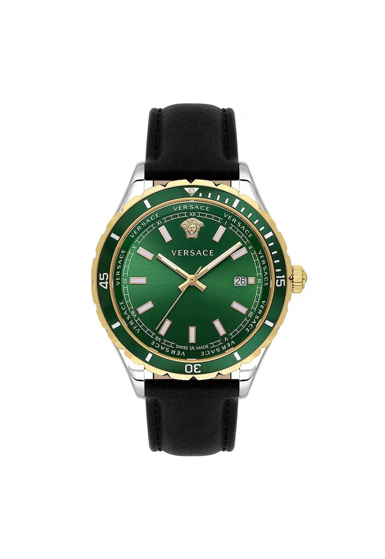 Versace Мъжки часовник VE3A00320 златисто черен 42 мм