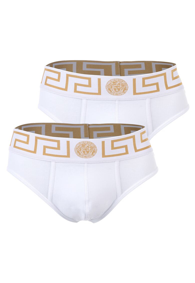 Versace Слипове с лого на талията - 2 чифта