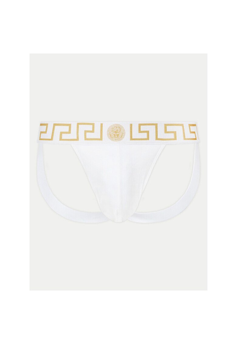 Versace Спортни слипове - Бяло/Златисто -
