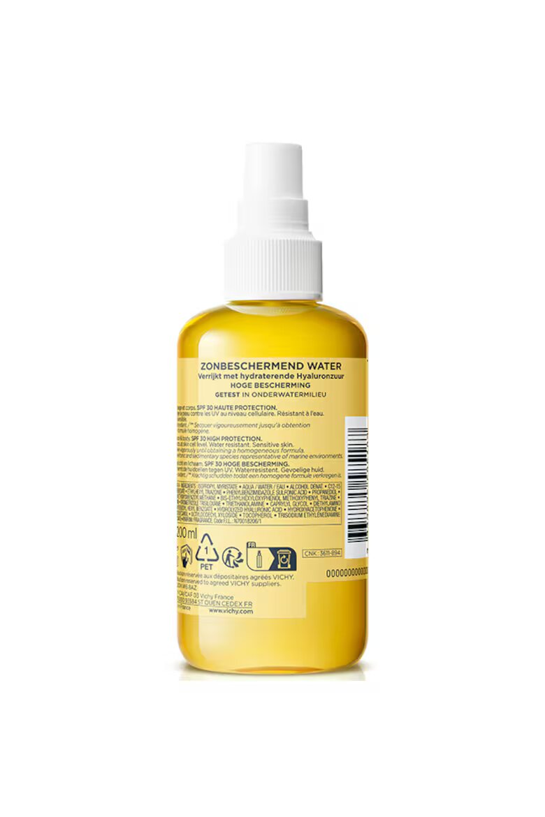 Vichy Capital Soleil Хидратираща слънцезащитна вода за тяло SPF30+ 200 мл 30 SPF