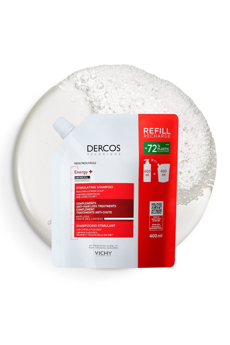 Vichy Шампоан против косопад Dercos Energising 0.4 l
