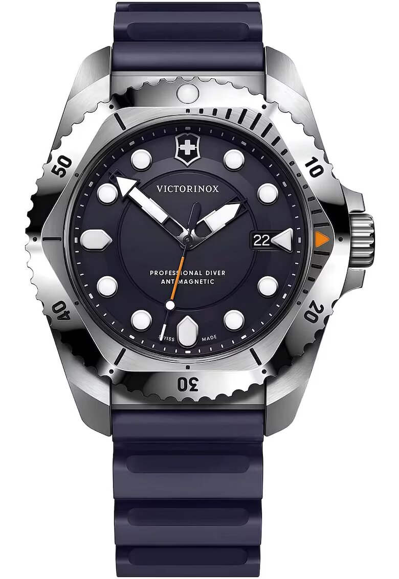 Victorinox Мъжки часовник - Dive Pro Quartz - неръждаема стомана/каучук - водоустойчив - 30 атм - кварцов