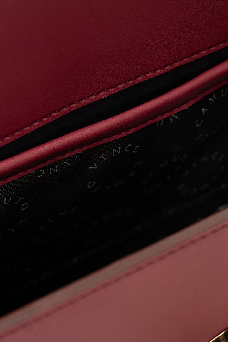 Vince Camuto Чанта от еко кожа с презрамка-верижка Тъмночервен