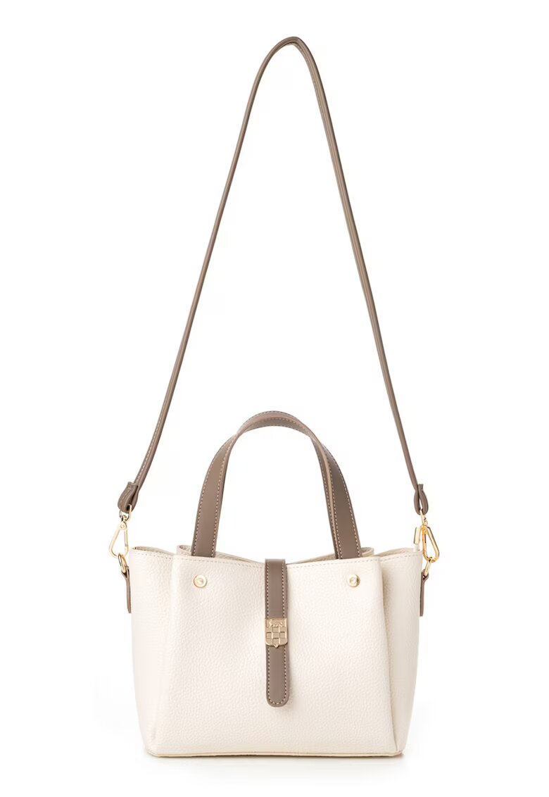 Vince Camuto Чанта от екологична кожа със сваляща се презрамка - - 19x25x11