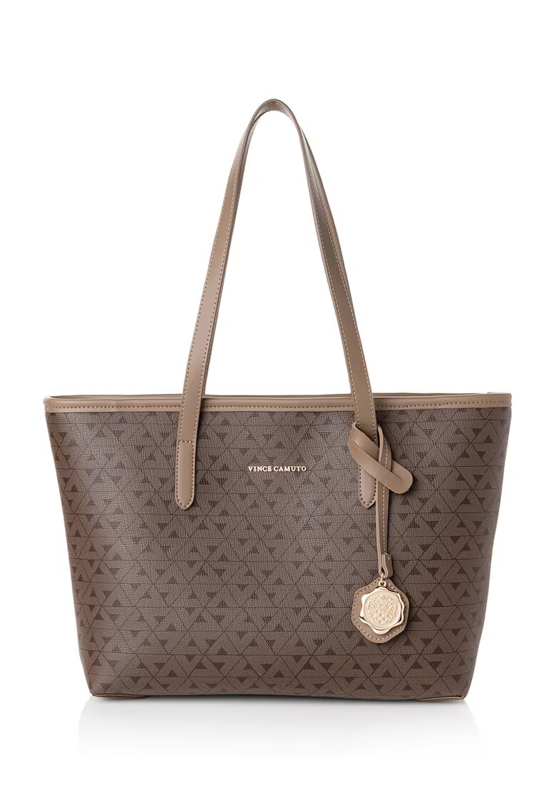 Vince Camuto Чанта с монограм - Тъмнокафяв/Кафяв