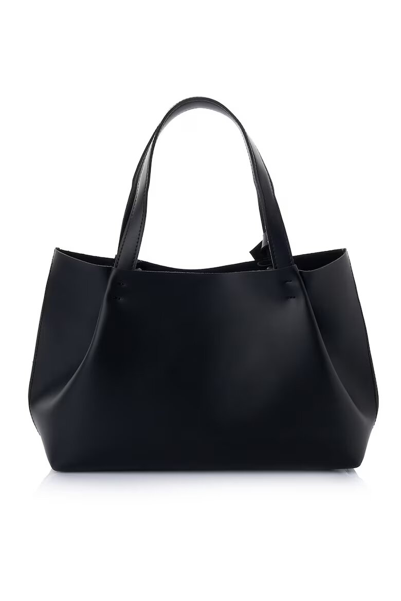 Vince Camuto Чанта Tote от еко кожа Черен