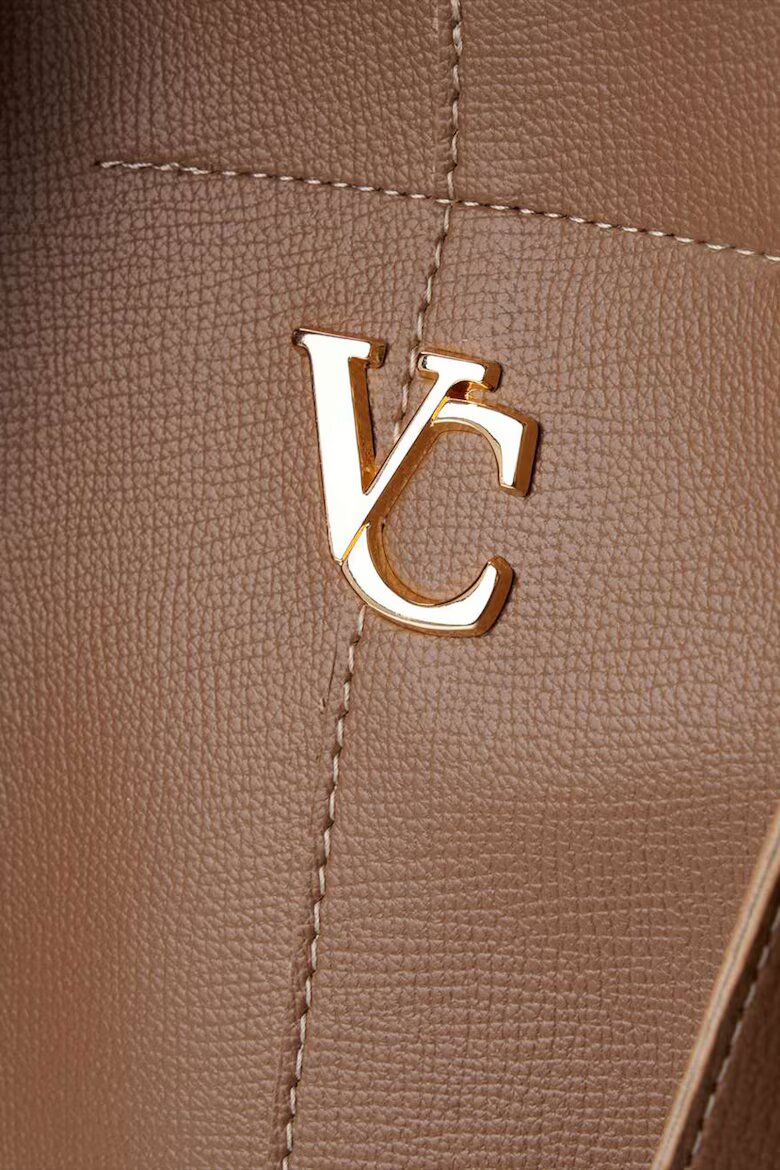 Vince Camuto Шопинг чанта от еко кожа Карамел