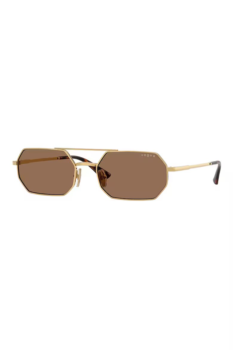 VOGUE EYEWEAR Шестоъгълни слънчеви очила с поляризация Златист