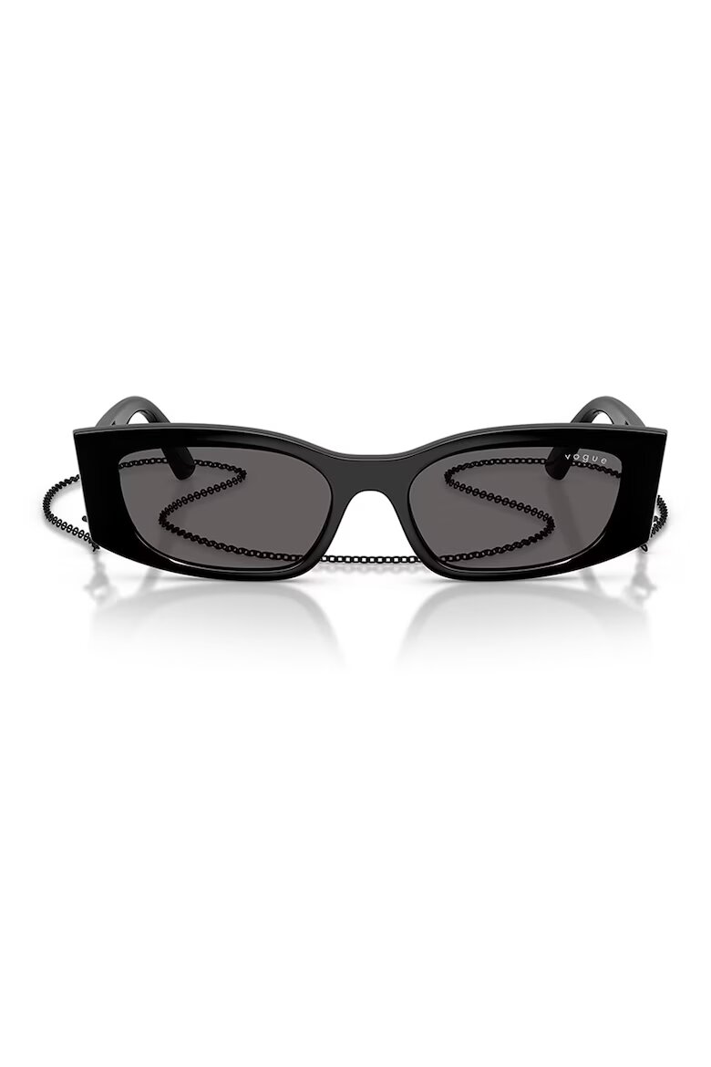 VOGUE EYEWEAR Правоъгълни слънчеви очила Черен