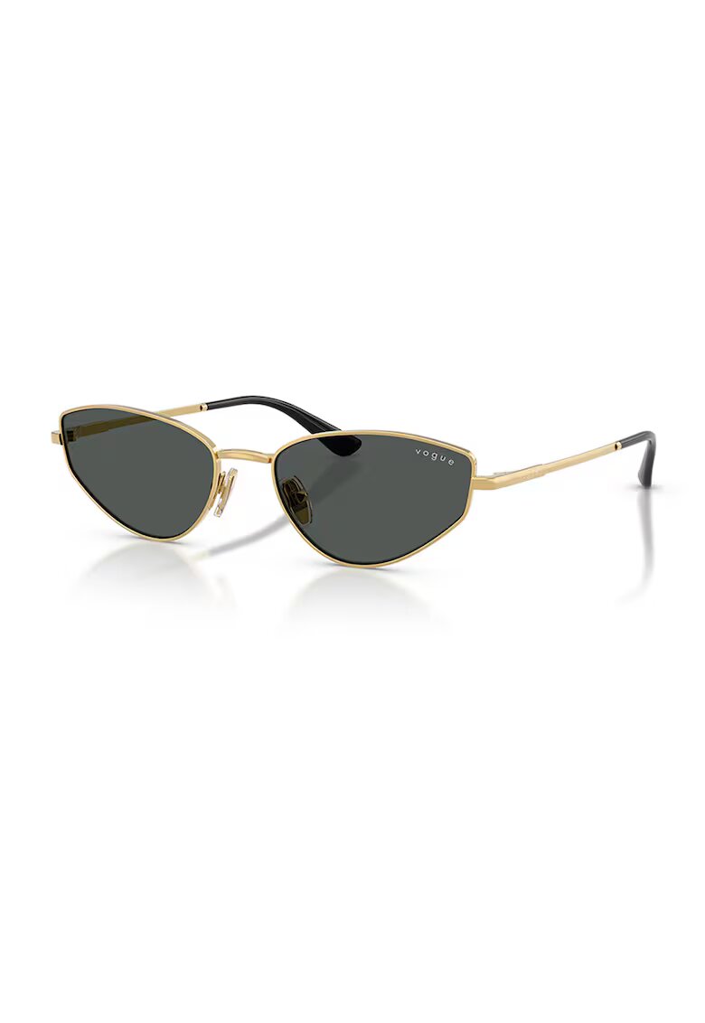 VOGUE EYEWEAR Слънчеви очила Cat-eye с метална рамка - Златист/Кафяв