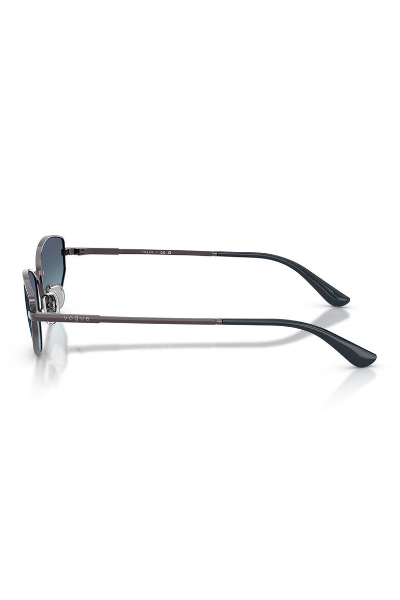VOGUE EYEWEAR Унисекс слънчеви очила Cat-eye Тъмнозелен/Тъмносребрист