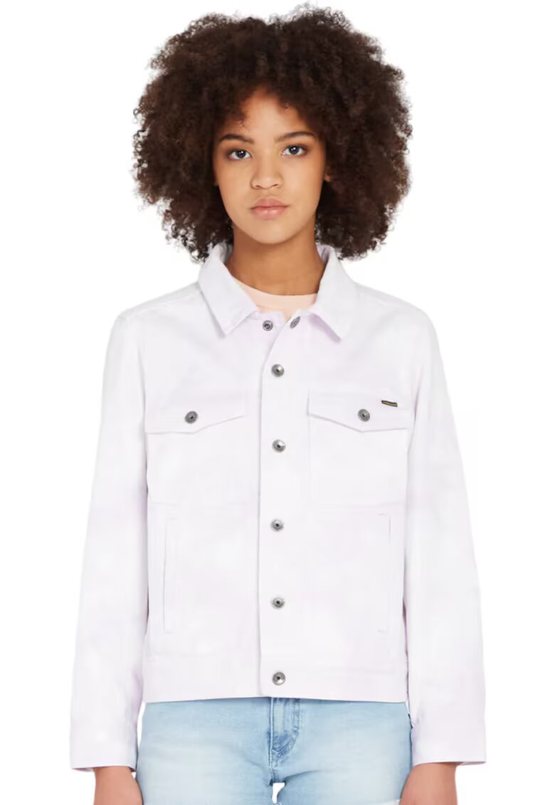 Volcom Дамско яке Radstone - Cotton/Denim - Бяло -