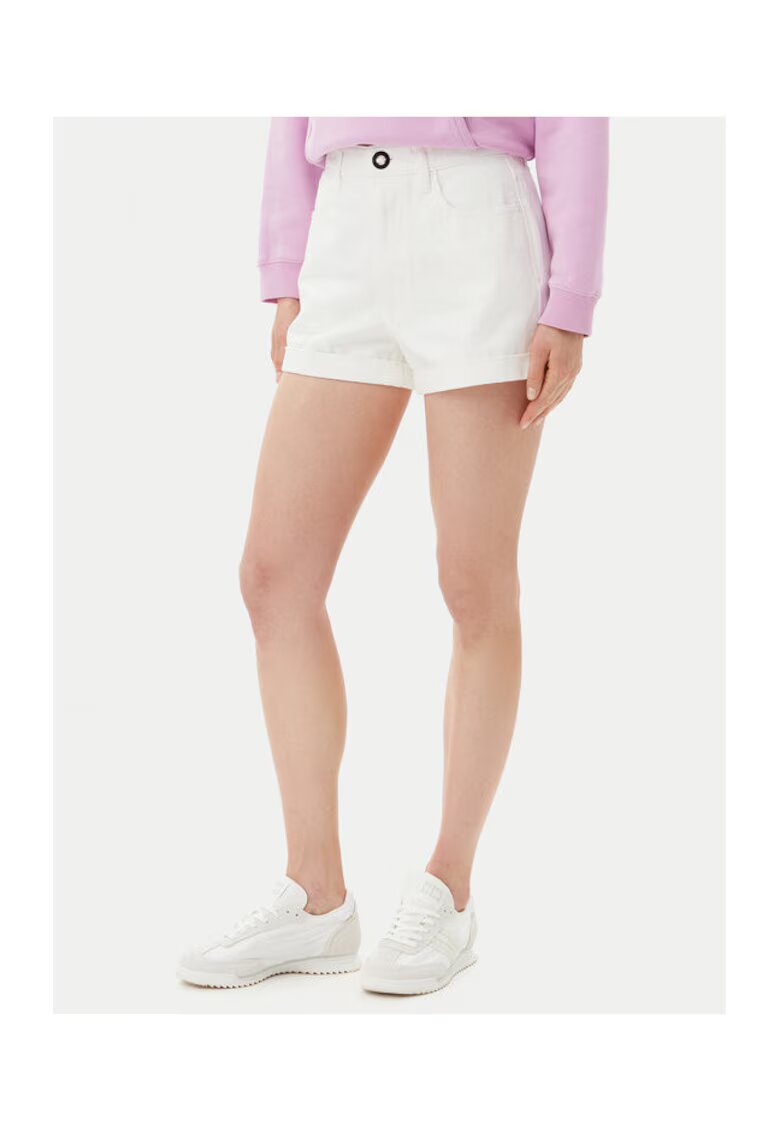 Volcom Къси блузи дамски - бели