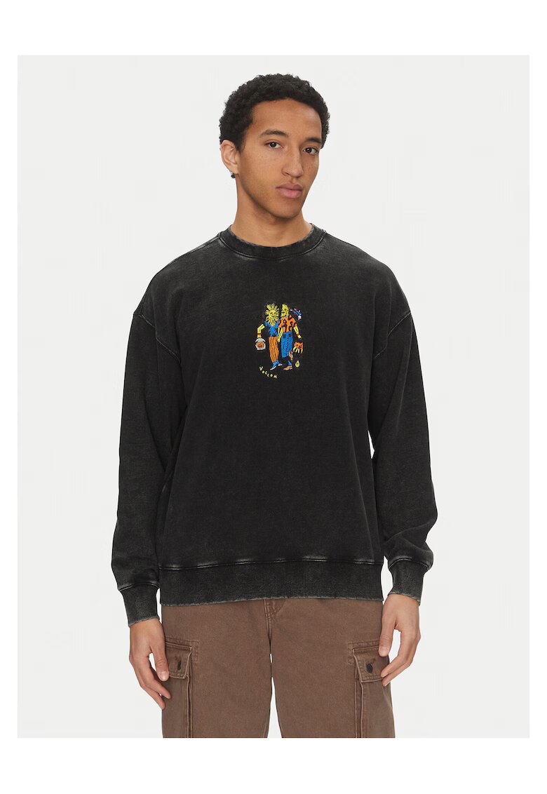 Volcom Мъжки суичър тъмно