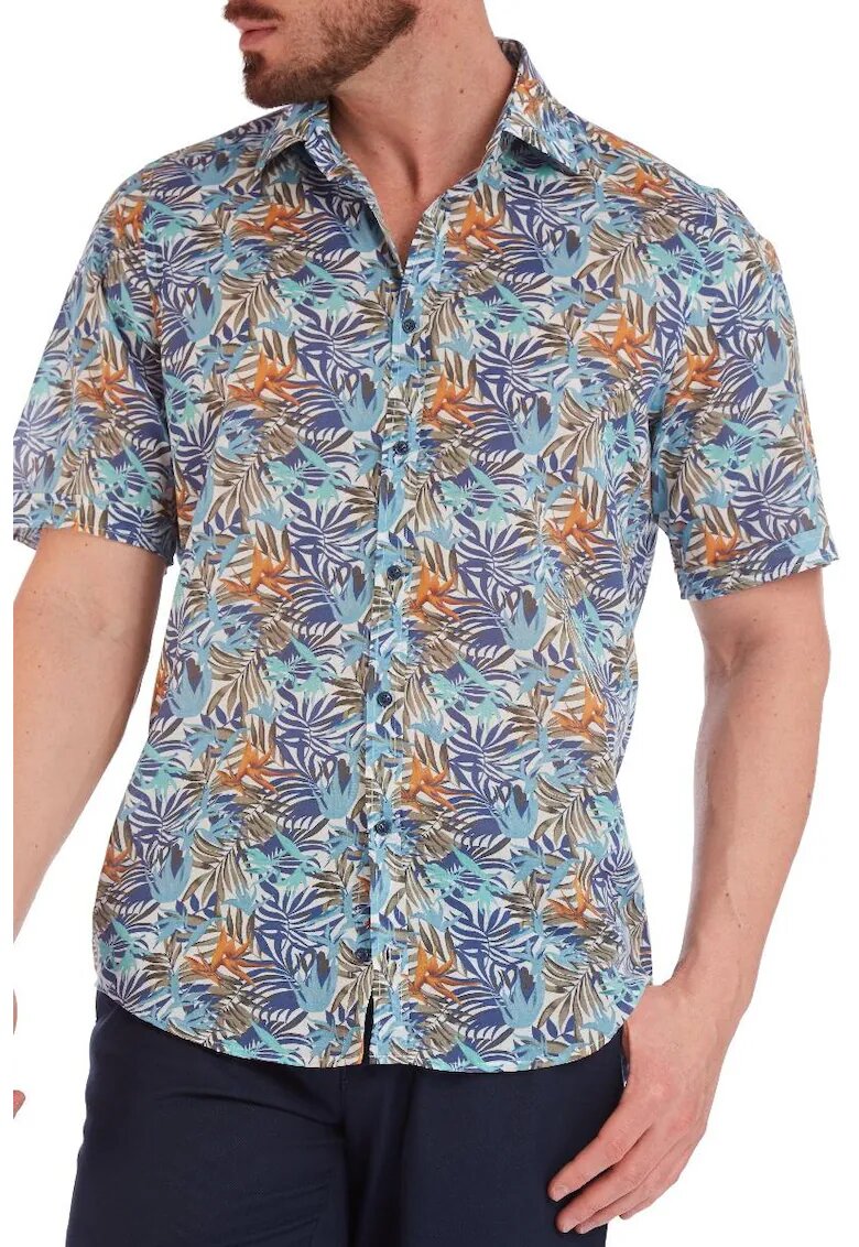 W Wegener Мъжка риза 5963 slim fit многоцветна