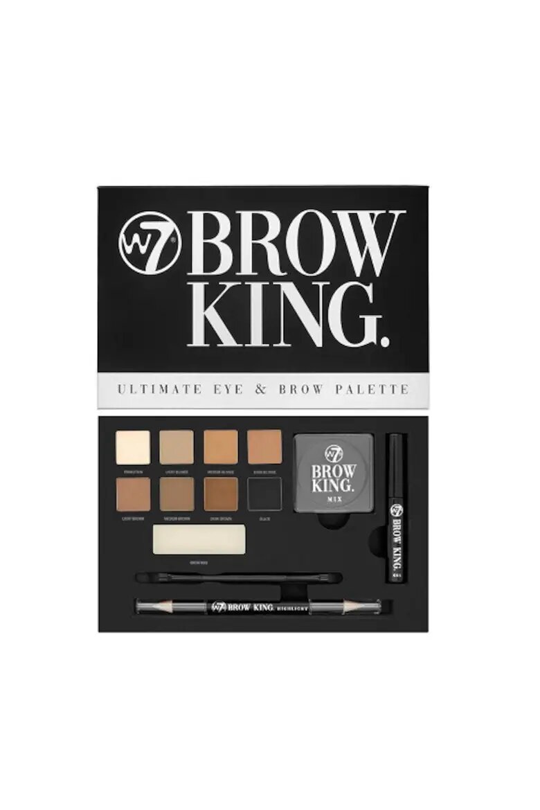 W7 Комплект за вежди Brow King Ultimate