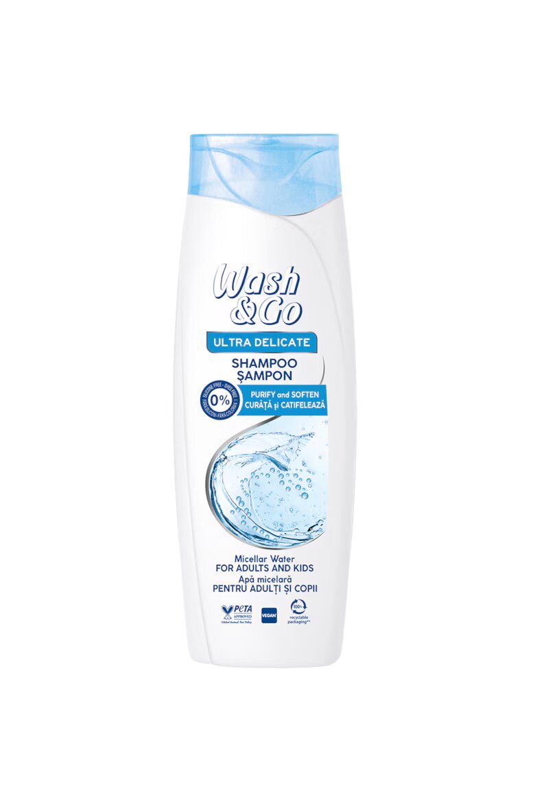 Wash&Go Ултра деликатен шампоан с мицеларна вода мл 360 мл
