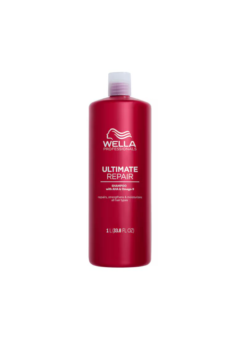 Wella Care Professional Шампоан Wella Professionals - Възстановяващ и подхранващ - С AHA и Омега 9 - За увредена коса - Стъпка 1 Wella Professionals Ultimate Repair - 1000 мл