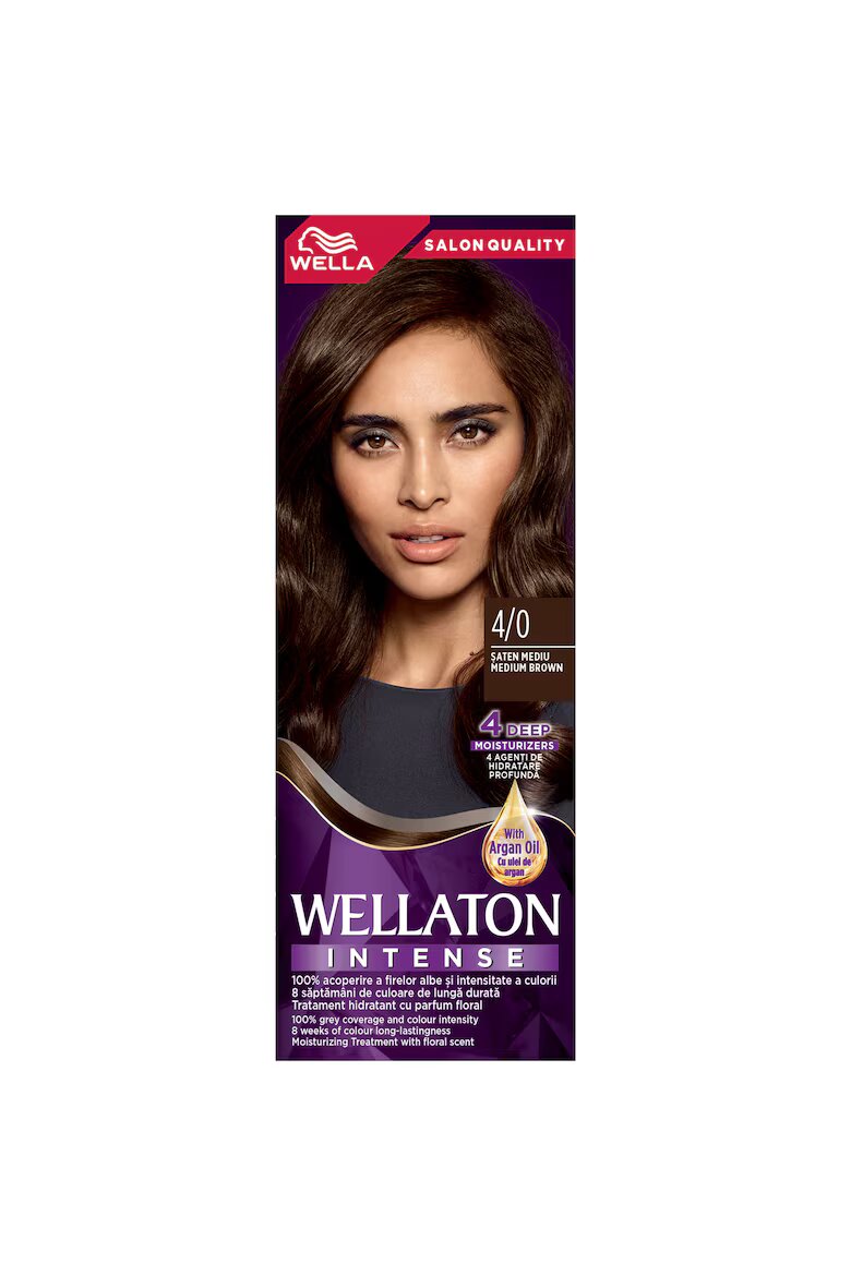 Wella Перманентна боя за коса ton 110 мл Среден сатен 4/0