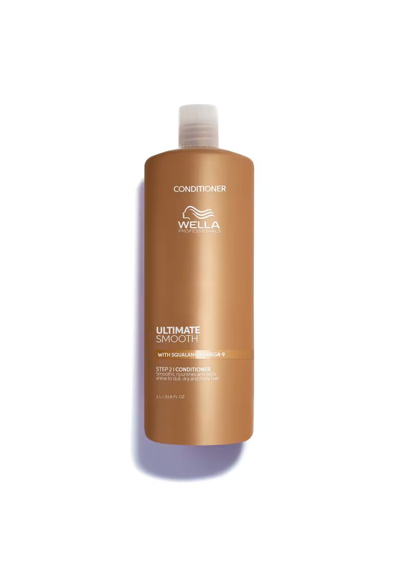 Wella Professionals Балсам за коса Ultimate Smooth - Хидратиращ - За суха и изтощена коса - Със сквалан и омега 9 - С антистатичен ефект - 1000 мл
