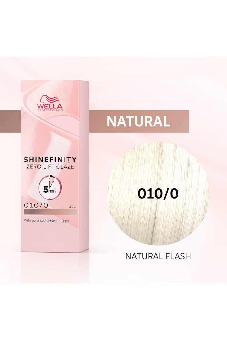 Wella Professionals Боя за коса Shinefinity Zero Lift Glaze Полуперманентна Natural Flash