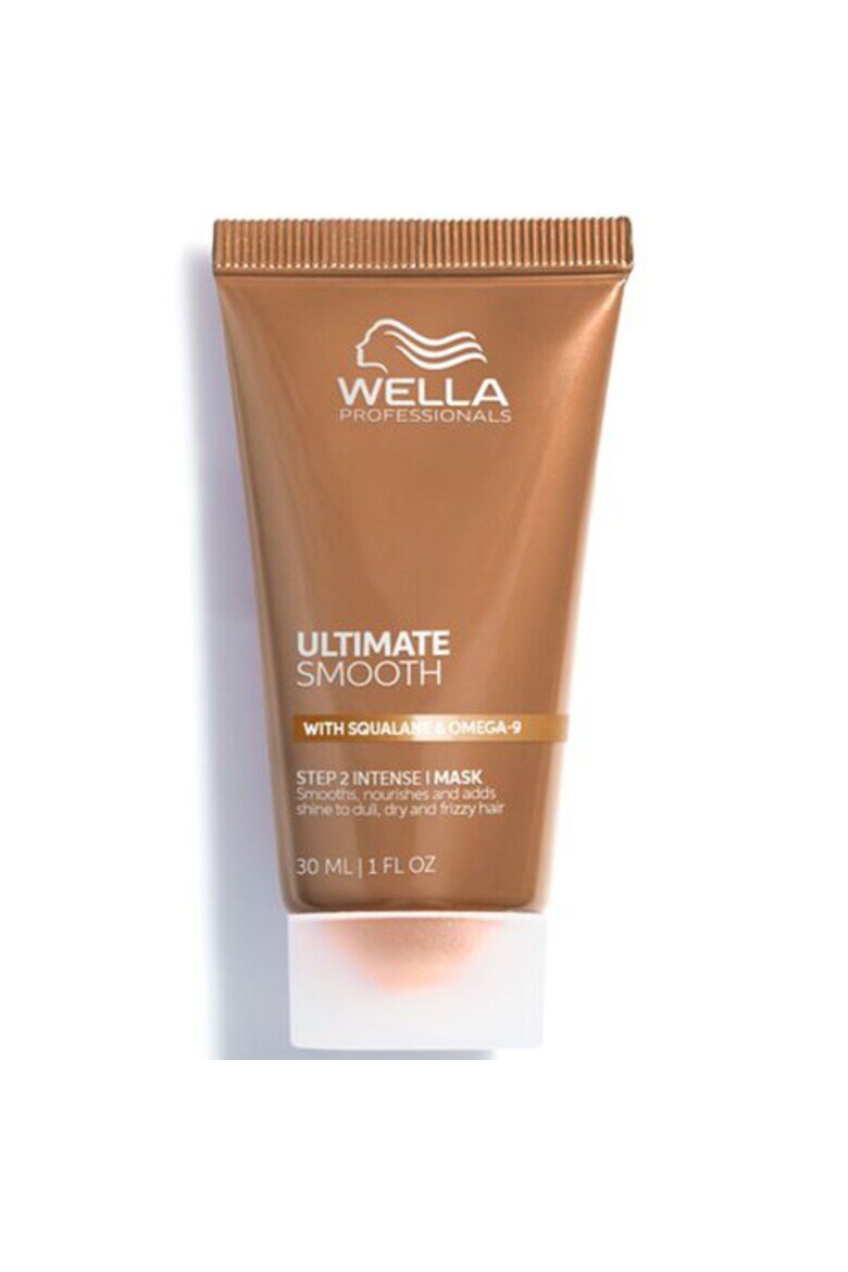 Wella Professionals Маска за коса Ultimate Smooth Хидратираща За суха и изтощена коса Със сквалан и омега 9 С антистатичен ефект 30 мл