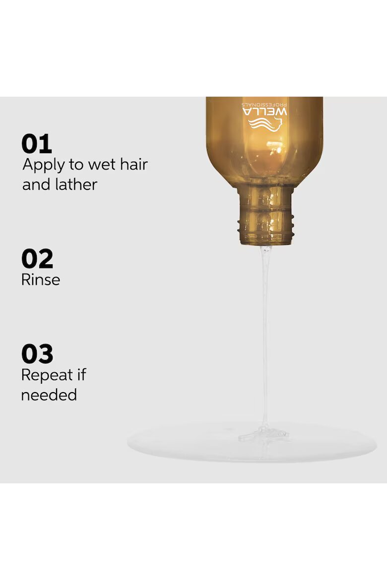Wella Professionals Шампоан Ultimate Smooth Хидратиращ За суха и изтощена коса Със сквалан и омега 9 С антистатичен ефект 100 мл