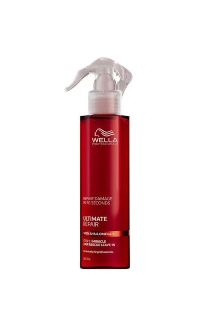 Wella Professionals Спрей за коса Wella Ultimate Repair без отмиване - бързо възстановяване за всички типове коса - 185 мл