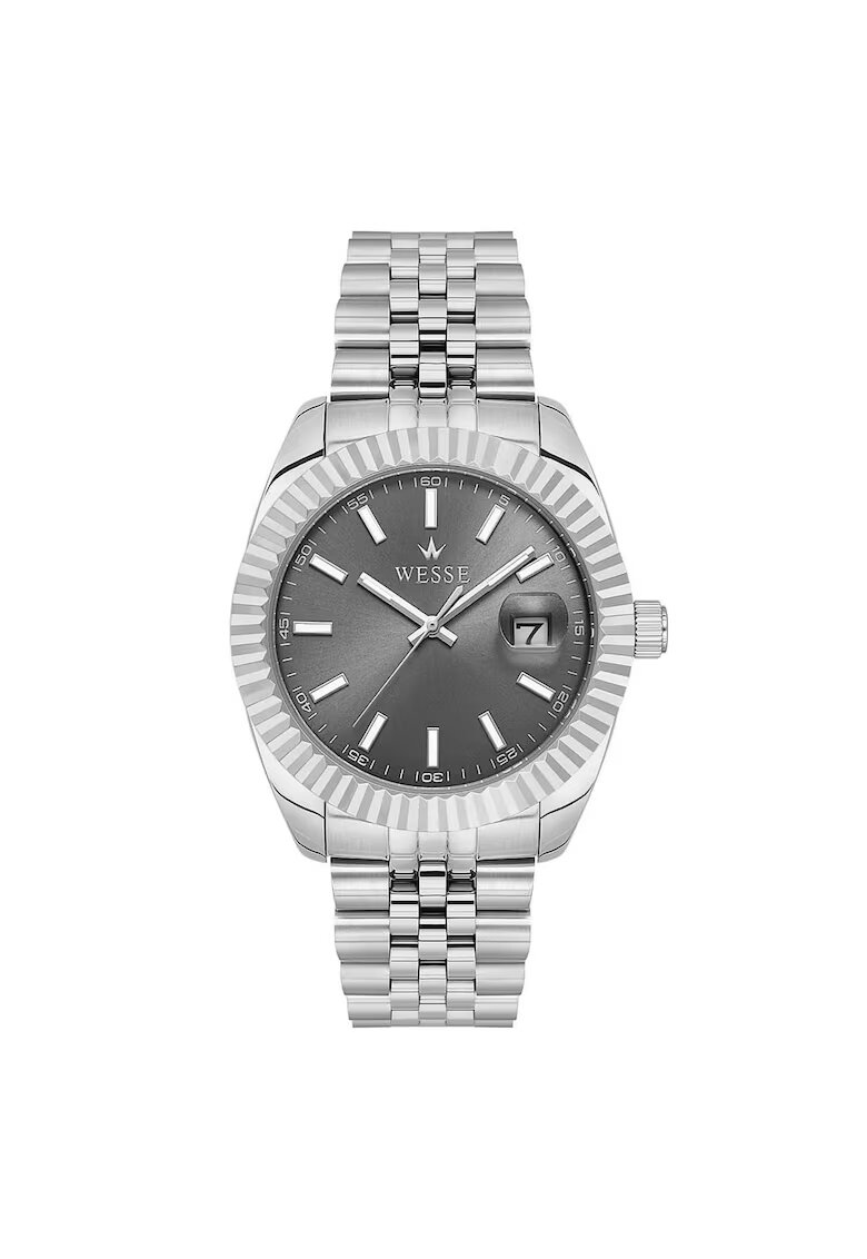 Wesse Мъжки часовник WWG403003 - 41мм - стоманена каишка - водоустойчив на 5 ATM - сребрист