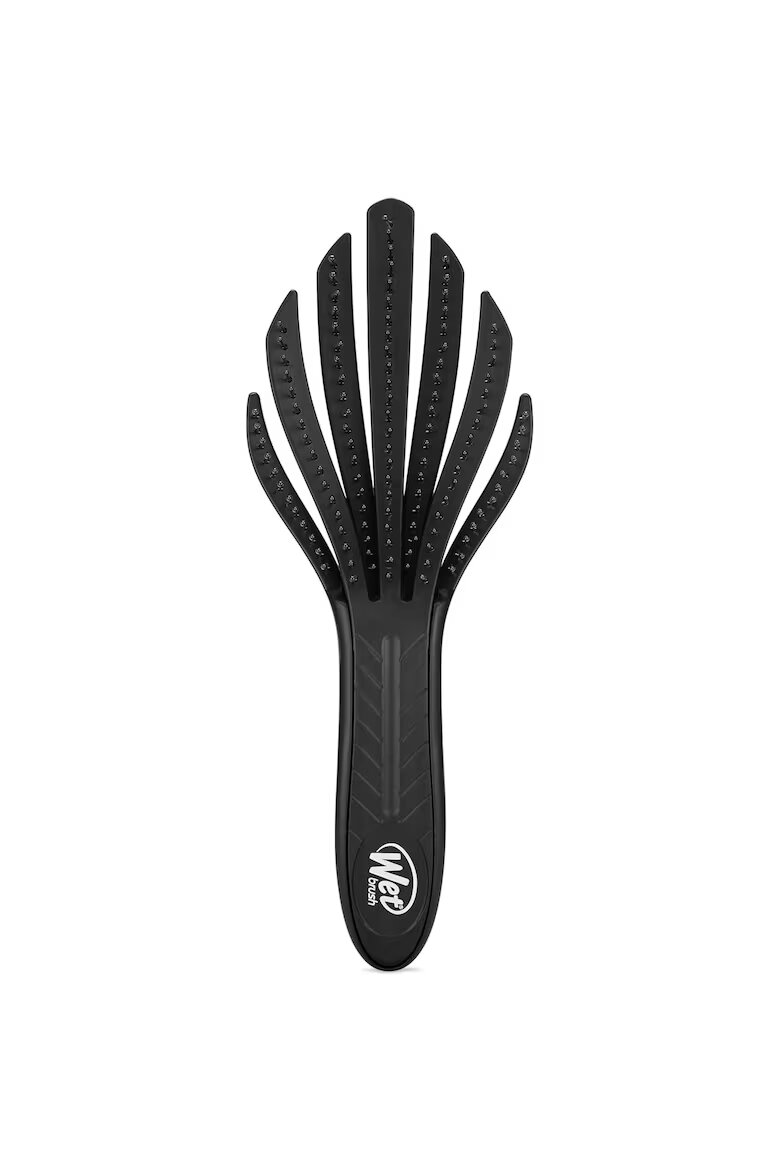 Wet Brush Четка за къдрава коса Wetbrush Go Green Черен