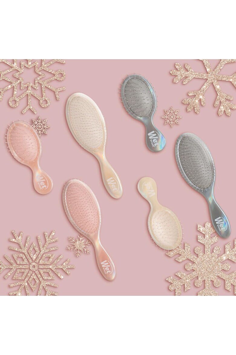 Wet Brush Комплект четки Holiday Original + Mini Duo Перлено светлорозов