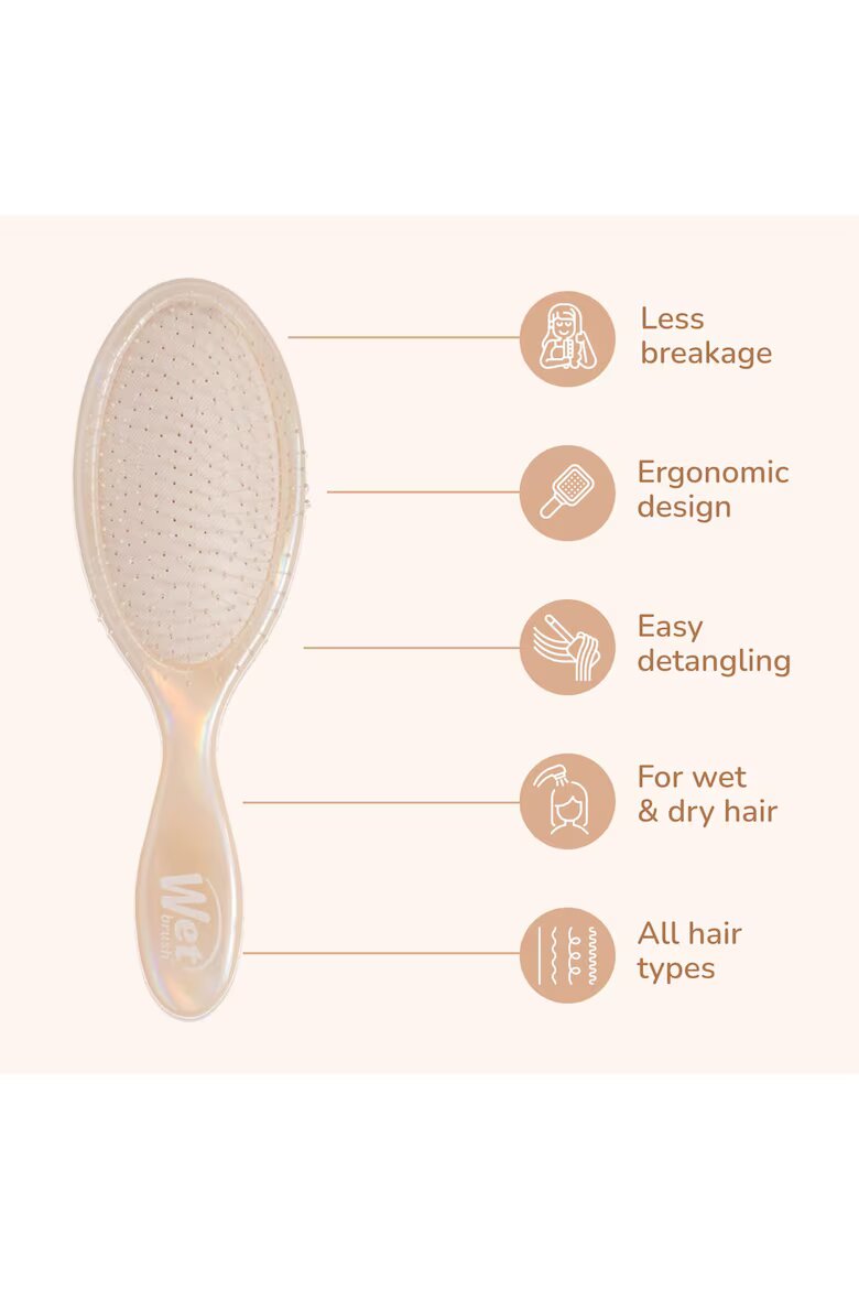 Wet Brush Комплект четки Holiday Original + Mini Duo Розово